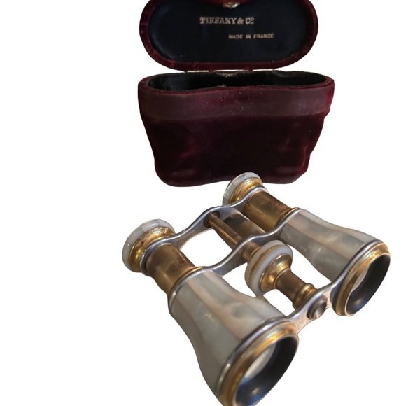 Tiffany & Co Antique Rare And Exquisite Opera Binoculars and Case MOP - Picture 8 of 8